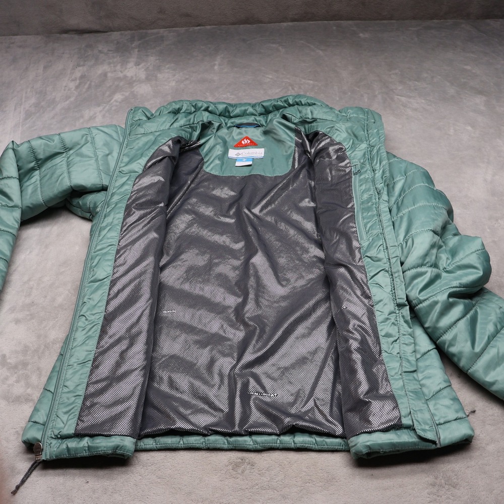 Columbia Jacket Women Medium Powder Lite Omni-Heat Insulated Warm Quilted Puffer - Picture 5 of 15